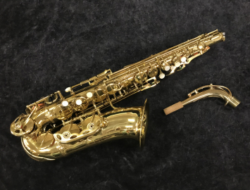 Vintage Italian Majestic Alto Saxophone in Gold Lacquer, Serial #5393 - Repair Special